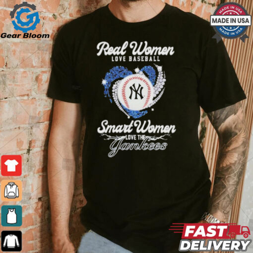 Real Women Love Baseball New York Yankees 2024 T Shirt