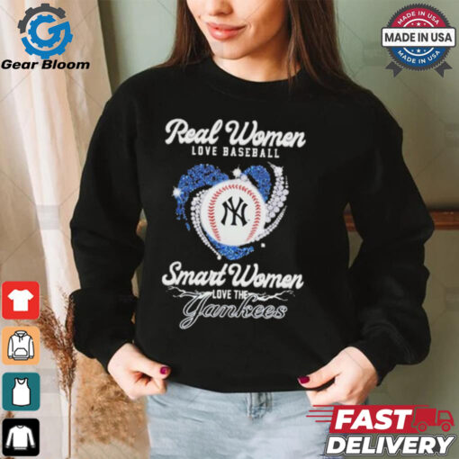 Real Women Love Baseball New York Yankees 2024 T Shirt