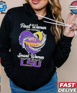 Real Women Love Football Smart Women Love The LSU Tigers Shirt