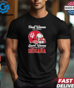 Real Women Love Football Smart Women Love The New Indiana Hoosiers X Snoopy Shirt