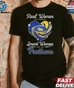 Real Women Love Football Smart Women Love The Panthers Diamond Heart Shirt