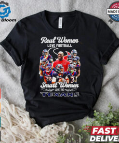 Real women love football smart women love the Houston Texans 2024 shirt