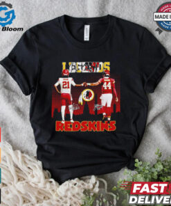 Redskins legends Taylor and Riggins signatures shirt