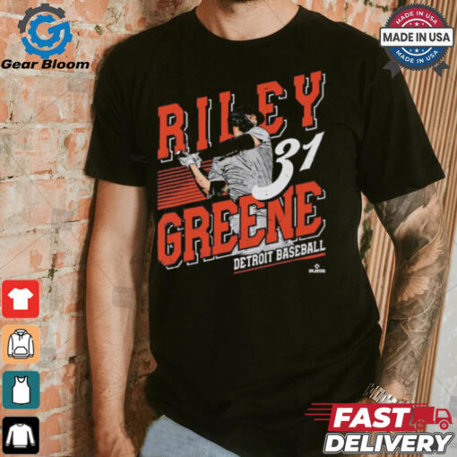 Riley greene detroit player name shirt