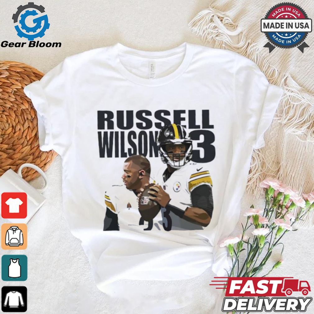 Russell Wilson 3 Pittsburgh Steelers football player team shirt Russell Wilson 3 Pittsburgh Steelers football player team shirt