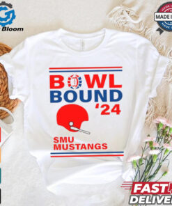 SMU Mustangs 2024 Bowl Bound Helmet Shirt