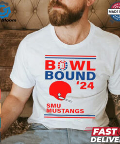 SMU Mustangs 2024 Bowl Bound Helmet Shirt