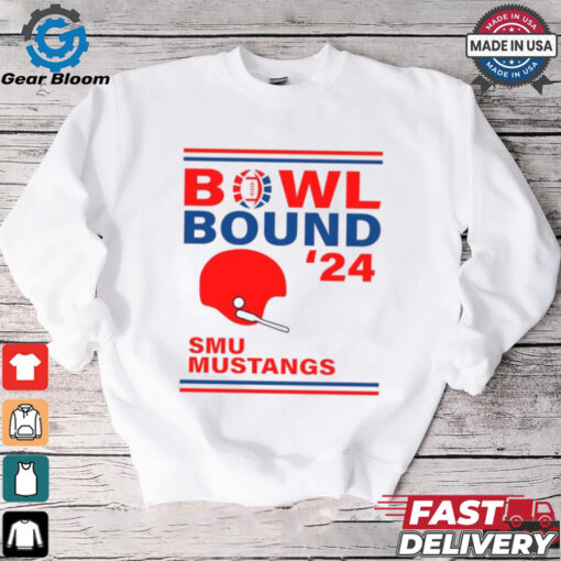 SMU Mustangs 2024 Bowl Bound Helmet Shirt