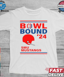 SMU Mustangs 2024 Bowl Bound Helmet Shirt