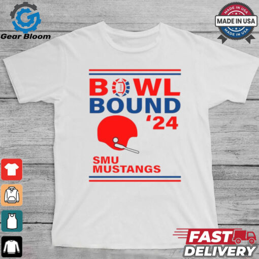 SMU Mustangs 2024 Bowl Bound Helmet Shirt