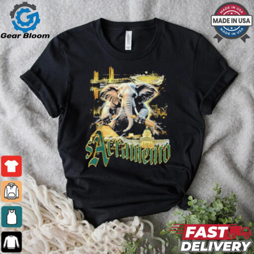 Sacramento Baseball Elephant Oakland Athletics MLB t shirt