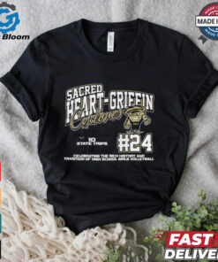 Sacred Heart Griffin Cyclones #24 Celebrating The Rich History And Tradition Of High School Girls Volleyball Shirt