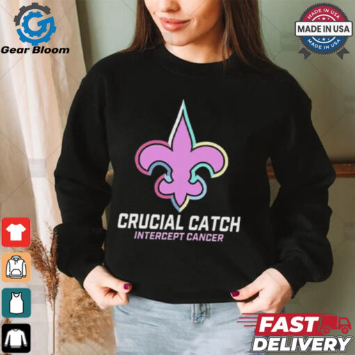 Saints Crucial Catch Intercept Cancer Shirt