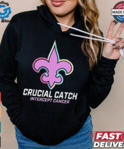 Saints Crucial Catch Intercept Cancer Shirt