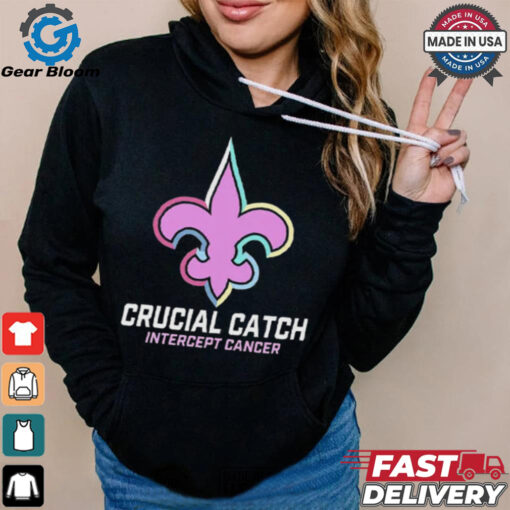 Saints Crucial Catch Intercept Cancer Shirt