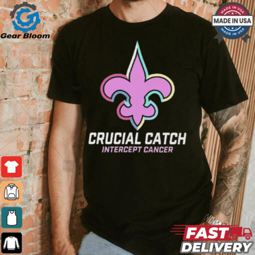 Saints Crucial Catch Intercept Cancer Shirt