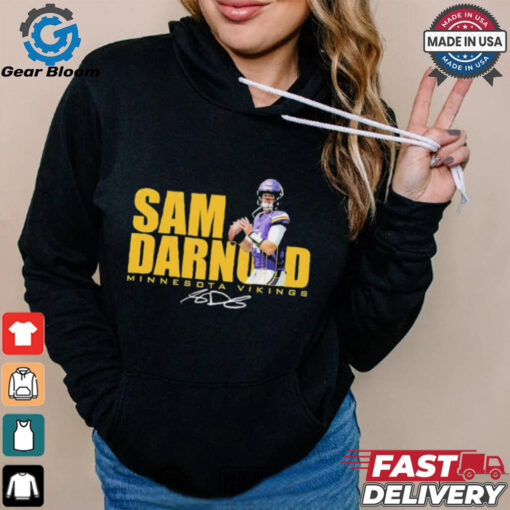 Sam Darnold No. 14 Minnesota Vikings signature shirt