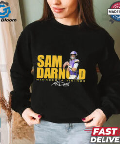 Sam Darnold No. 14 Minnesota Vikings signature shirt