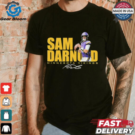 Sam Darnold No. 14 Minnesota Vikings signature shirt