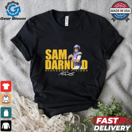 Sam Darnold No. 14 Minnesota Vikings signature shirt