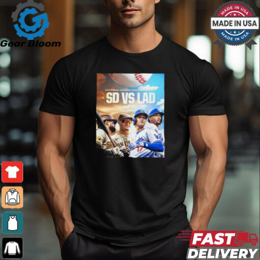 San Diego Padres vs Los Angeles Dodgers 2024 National League Division Series shirt