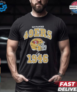 San Francisco 49ers x Aleali May Black T Shirt