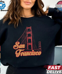 San Francisco 49ers x Aleali May Black T Shirts