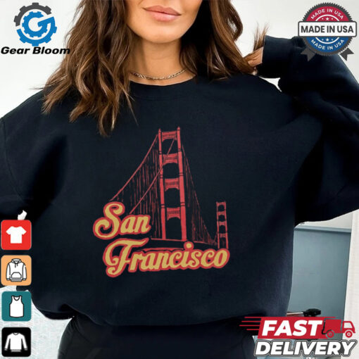 San Francisco 49ers x Aleali May Black T Shirts