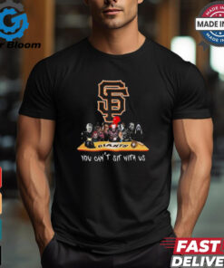 San Francisco Giants MLB Horror Movies Halloween You Can’t Sit With Us 2024 Shirt