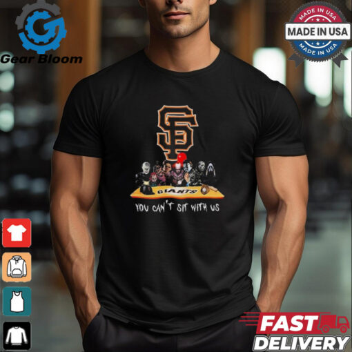 San Francisco Giants MLB Horror Movies Halloween You Can’t Sit With Us 2024 Shirt
