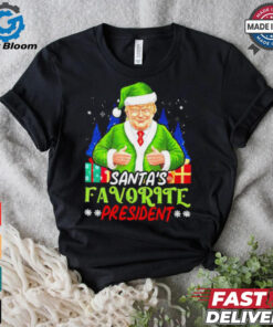 Santa’s Favorite President Funny Trump Christmas shirt