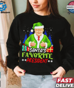 Santa’s Favorite President Funny Trump Christmas shirt