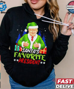 Santa’s Favorite President Funny Trump Christmas shirt