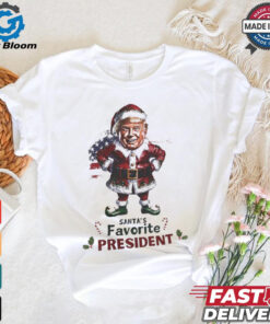 Santa’s favorite president elf Trump Christmas shirt