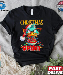 Sarcastic Grumpy Duck Christmas Spirit 2024 shirt