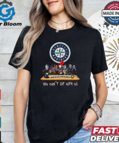 Seattle Mariners MLB Horror Movies Halloween You Can’t Sit With Us 2024 Shirt