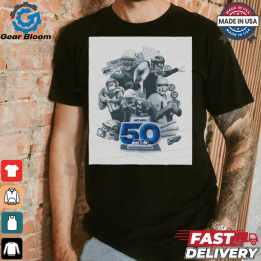 Seattle Seahawks Celebrating 50 seasons of our franchise shirt