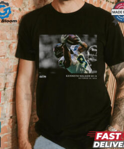 Seattle Seahawks Kenneth Walker III NFL Flash Features Week 7 T Shirt