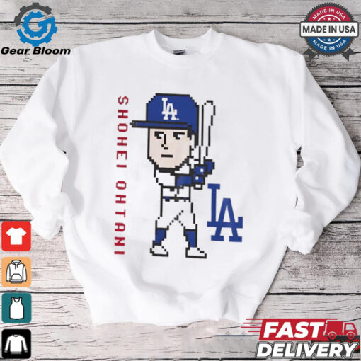 Shohei Ohtani Los Angeles Dodgers 8 bit shirt