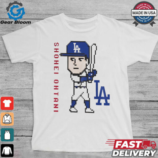 Shohei Ohtani Los Angeles Dodgers 8 bit shirt