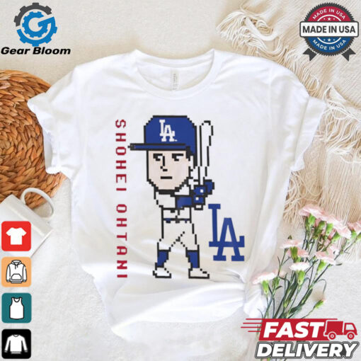 Shohei Ohtani Los Angeles Dodgers 8 bit shirt