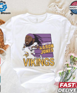 Showtyme Aaron Jones Minnesota Vikings caricature shirt