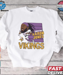 Showtyme Aaron Jones Minnesota Vikings caricature shirt