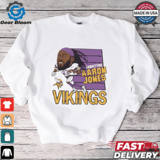 Showtyme Aaron Jones Minnesota Vikings caricature shirt