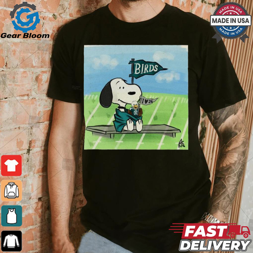 Snoopy Philadelphia Eagles Birds I Love 26 Flag 2024 Shirt Snoopy Philadelphia Eagles Birds I Love 26 Flag 2024 Shirt