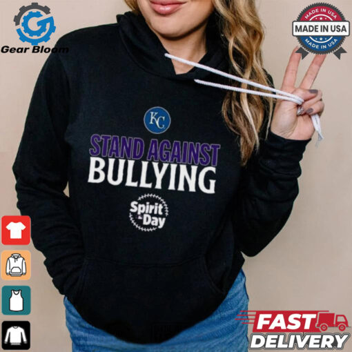 Stand Against Bullying Spirit Day Kansas City Royals Shirt