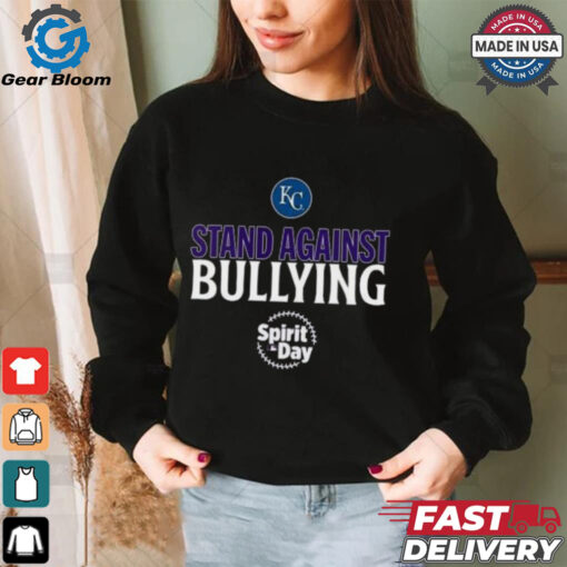 Stand Against Bullying Spirit Day Kansas City Royals Shirt