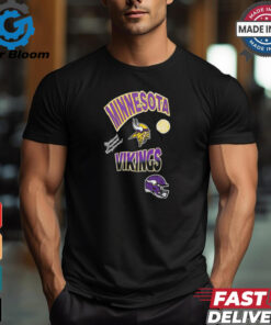 Standard Black Minnesota Vikings Turn It Up Drop Shoulder