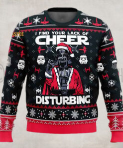 Star Wars I Find Your Lack Of Cheer Disturbing Ugly Christmas Sweater