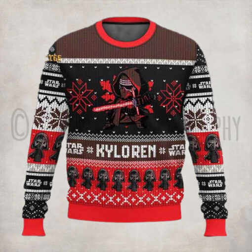 Star Wars Kylo Ren Christmas Holiday Ugly Sweater